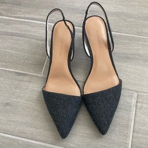 Banana Republic Hedy sling back kitten heels size 7